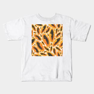 papaya pattern Kids T-Shirt